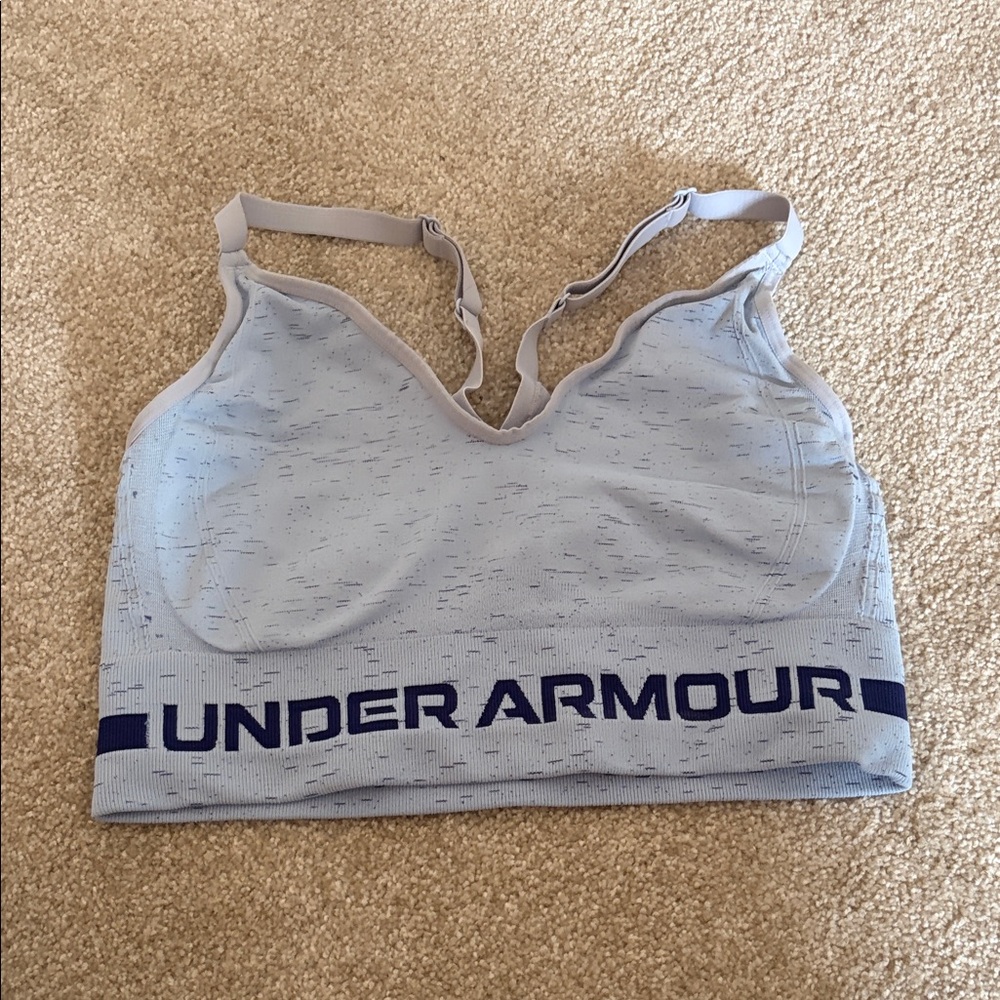Under Armour Women's Sky Blue Sports Bra